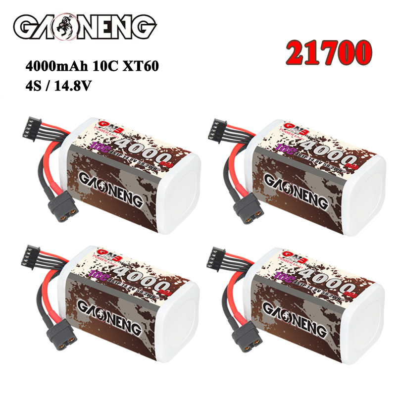 Fpv Drone Esc - Fpvドローンクワッドコプターヘリコプター用リチウムイオンバッテリー,飛行機rc部品,gnb 4000mah,4s,14.8v,10c,20c,xt60プラグ付き,21700, 21700