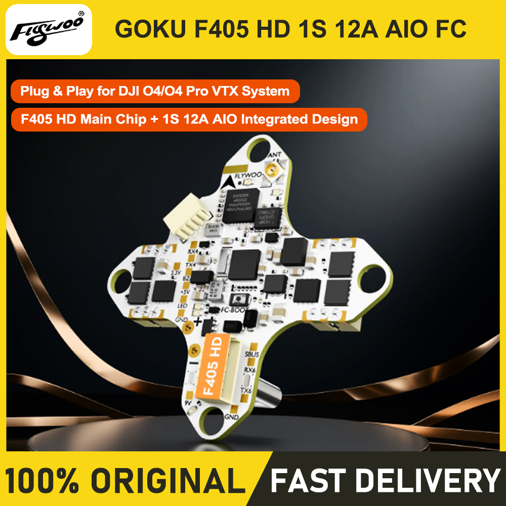 Fpv Drone Flight Controller - FLYWOO GOKU F405 HD 1S 12A