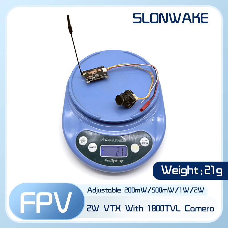 SLONWAKE 5.8G 56CH 2W 送信機 VTX  - Fpv Drone Frame のレビューと価格