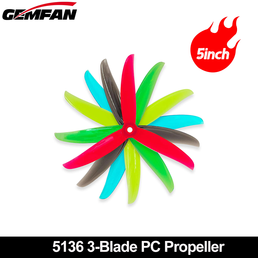 Gemfan VANOVER 5136 3 ブレード PC  - Fpv Drone Quadcopter のレビューと価格