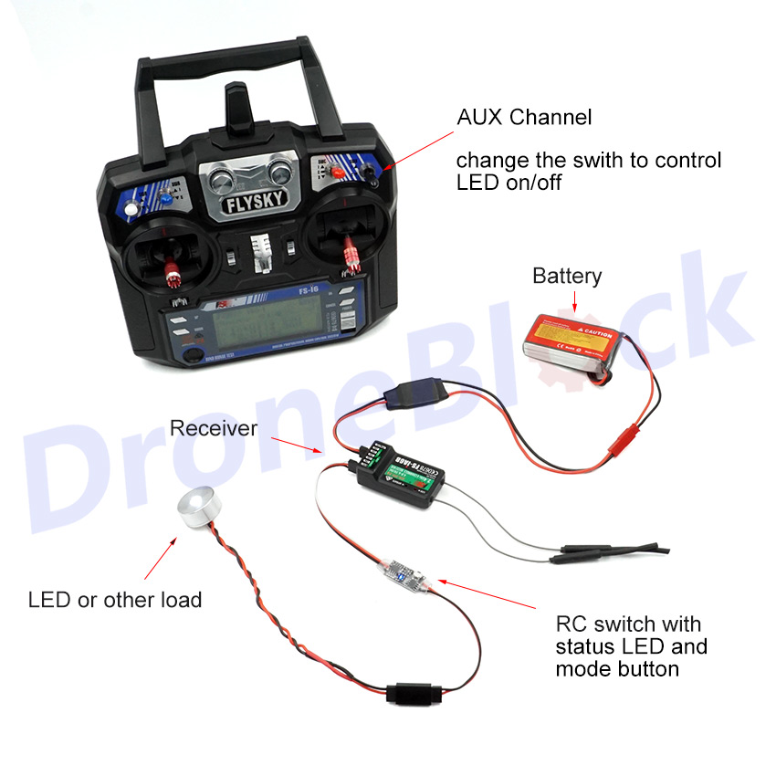 マルチモード RC リモート電子 AUX チャンネルオン/オ - Fpv Drone Tool Kit のレビューと価格