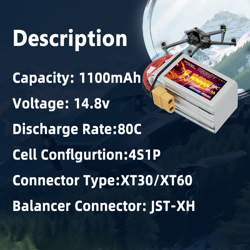TERANTY 4S 1100mAh 80C/160C リポ - Fpv Drone Esc のレビューと価格
