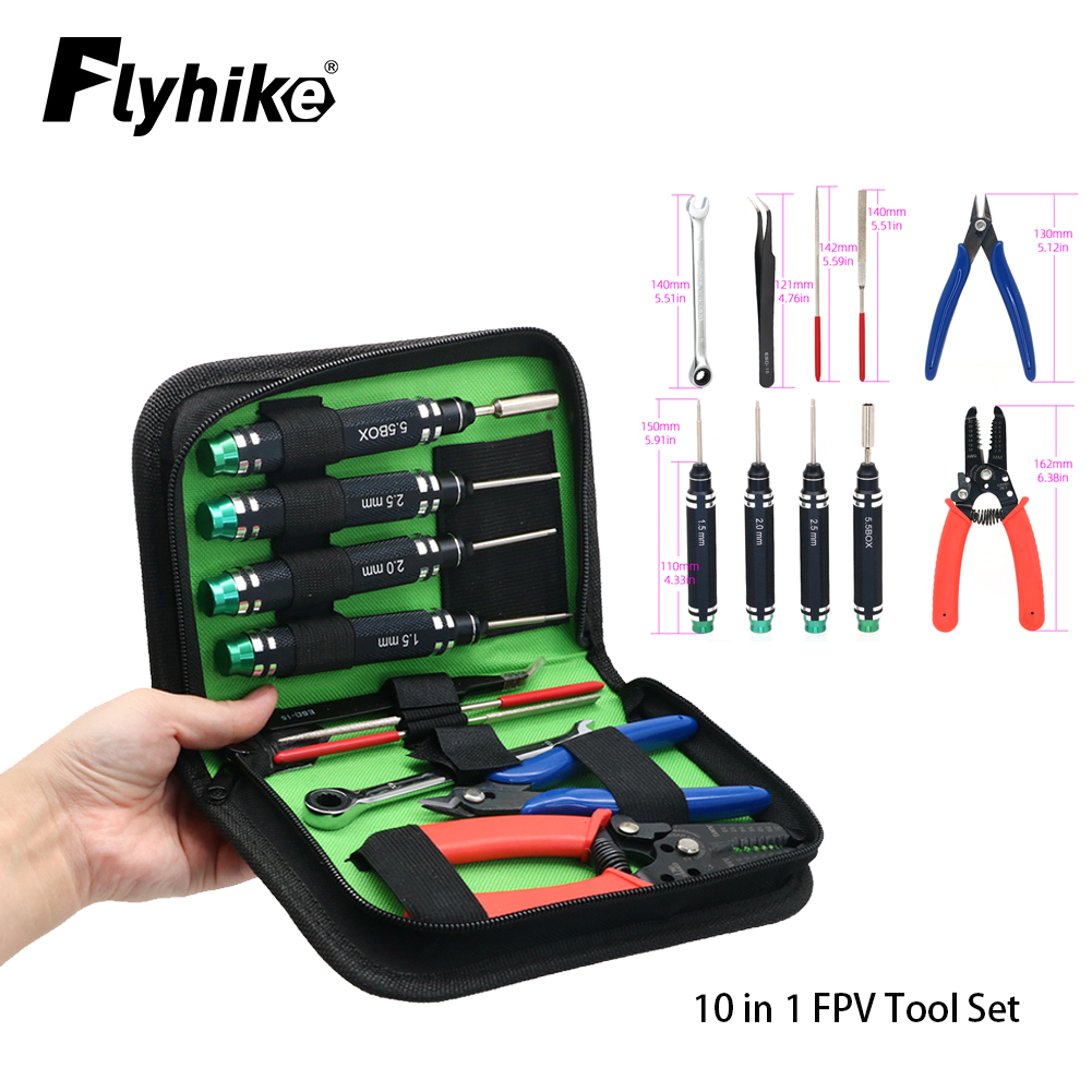 10 in 1 FPVツールセット 1.5 2.0 2.5  - Fpv Drone Tool Kit のレビューと価格